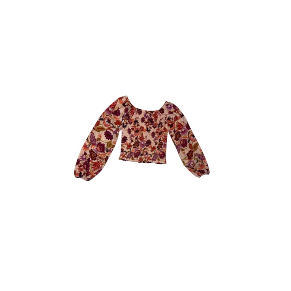 Joe Fresh Boho Floral Print Top - Girl’s Size XL / 14 - 16
